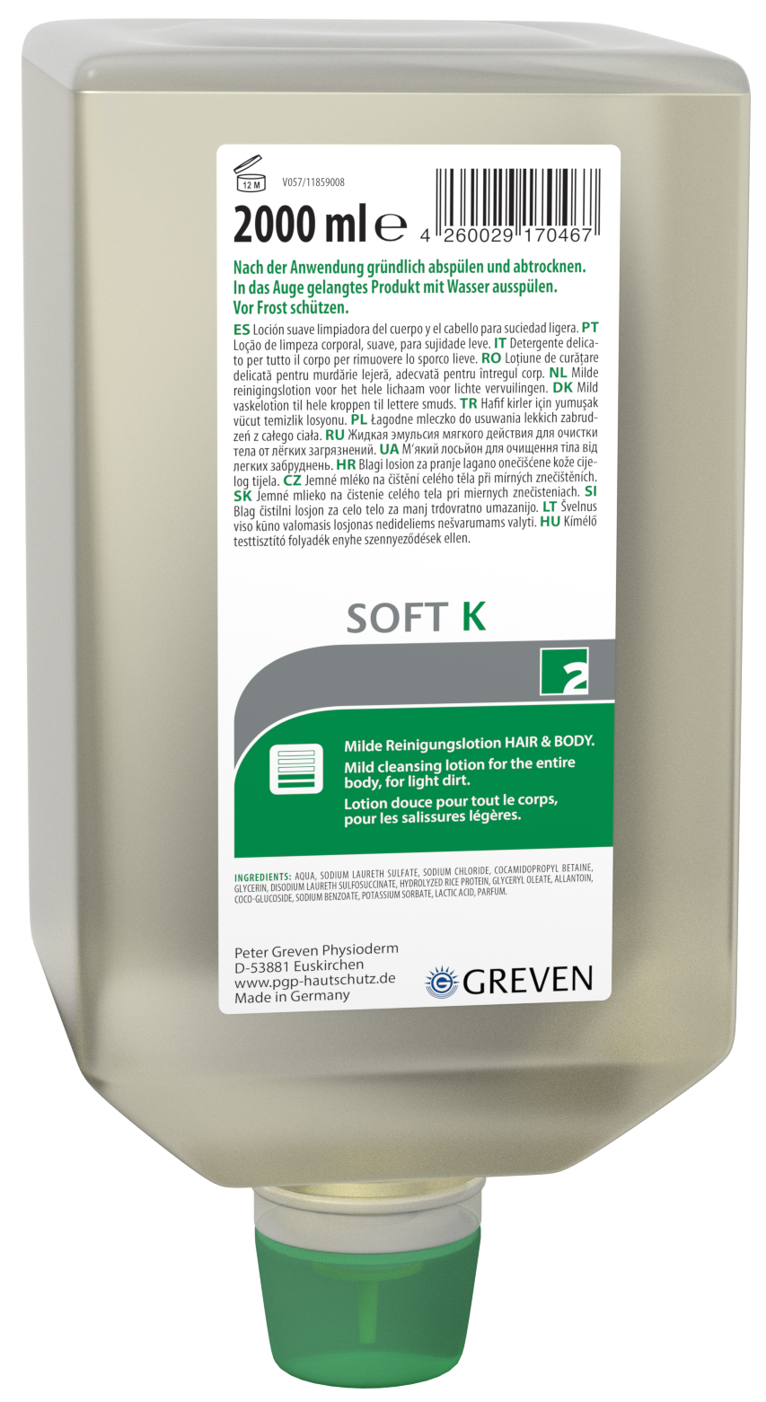 GREVEN® SOFT K Hautreinigung 2.000 ml Varioflasche 