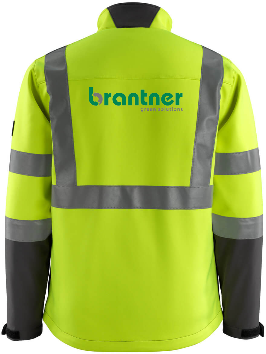 MASCOT® SAFE LIGHT Warnschutz Soft Shell Jacke KIAMA  Brantner